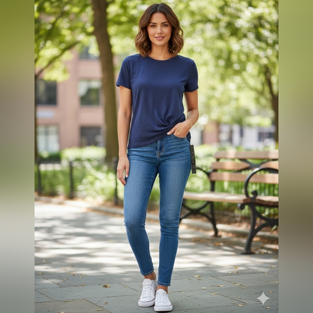 Banana Republic Deep Blue Tee